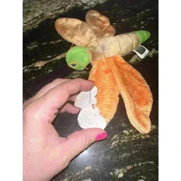 Ty Beanie Baby “GLOW” The Firefly Mint W/Tag - Picture 7 of 10